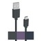 Power Up! USB Cable-Micro USB 3ft Braided Asst Colors 191-05511 - alternate 2